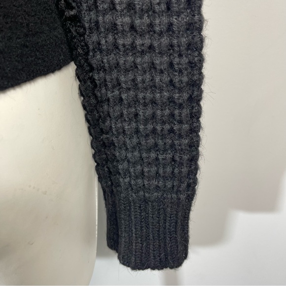 Magaschoni Genuine Fox Fur Collar Wool Alpaca Cashmere Blazer Cardigan Jacket XS - Picture 13 of 16